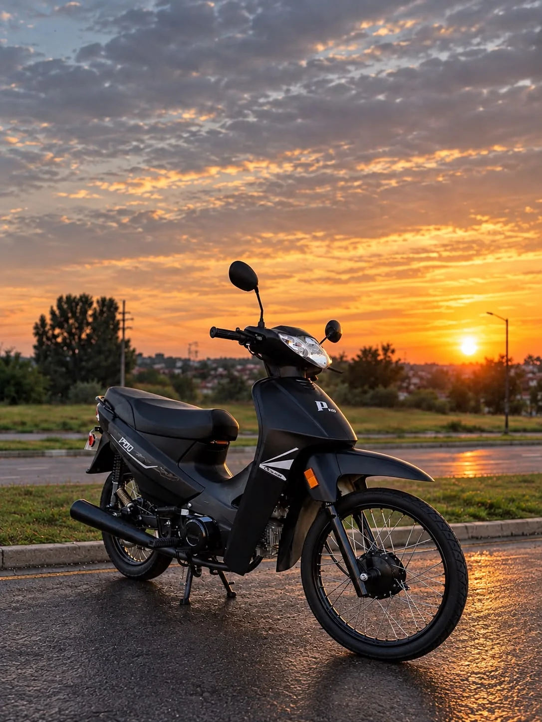 Moto de práctica de Academia de Choferes Las Piedras